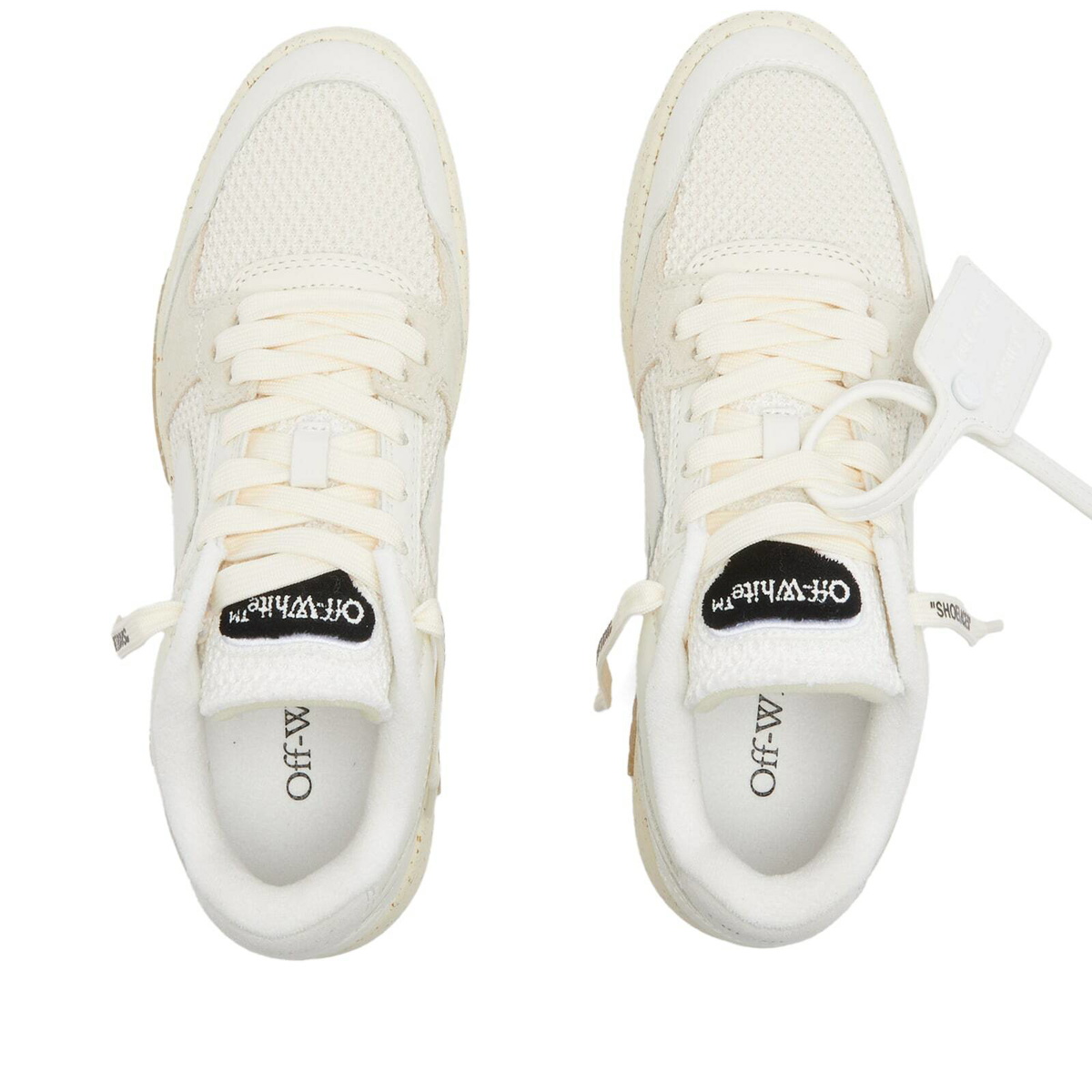 Off-White Women's Slim Out Of Office Sneakers in Biege Off-White