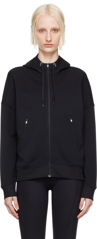 Photo: On Black Zipped Hoodie