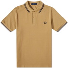 Fred Perry Authentic Men's Slim Fit Twin Tipped Polo Shirt in Multi