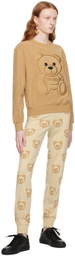 Moschino Beige Teddy Bear Sweatshirt