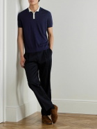 Onia - Slim-Fit Merino Wool Polo Shirt - Blue