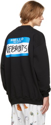 VETEMENTS Black 'My Name Is Vetements' Sweatshirt