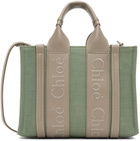 Chloé Green Small Woody Tote