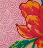 Lisa Corti Camelia Magenta cotton table runner