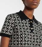 'S Max Mara Medera wool jacquard polo sweater