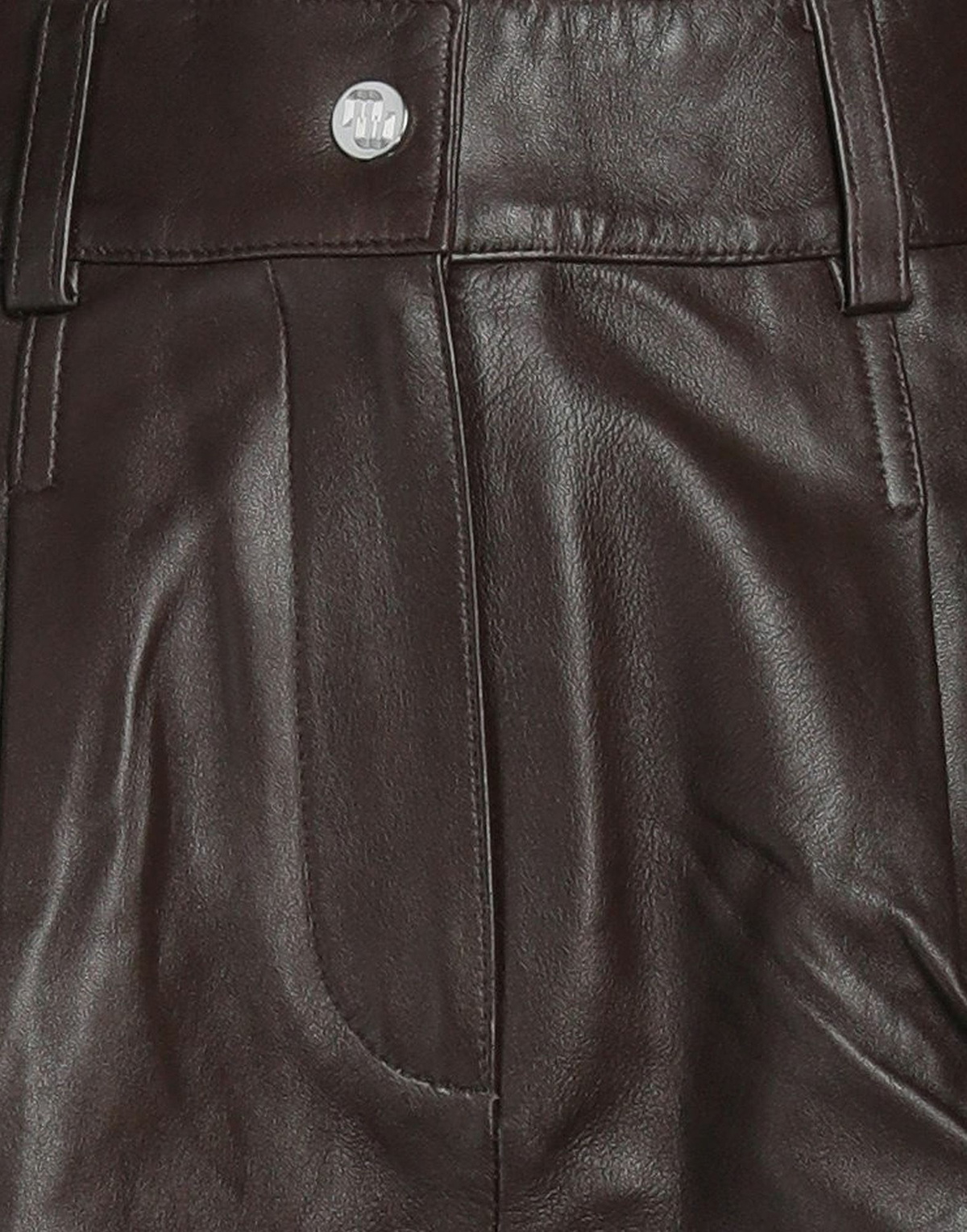 Maje Womens Shorts & Bermuda Shorts Dark in Brown