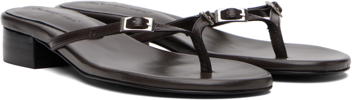 Paloma Wool Brown Mica Sandals