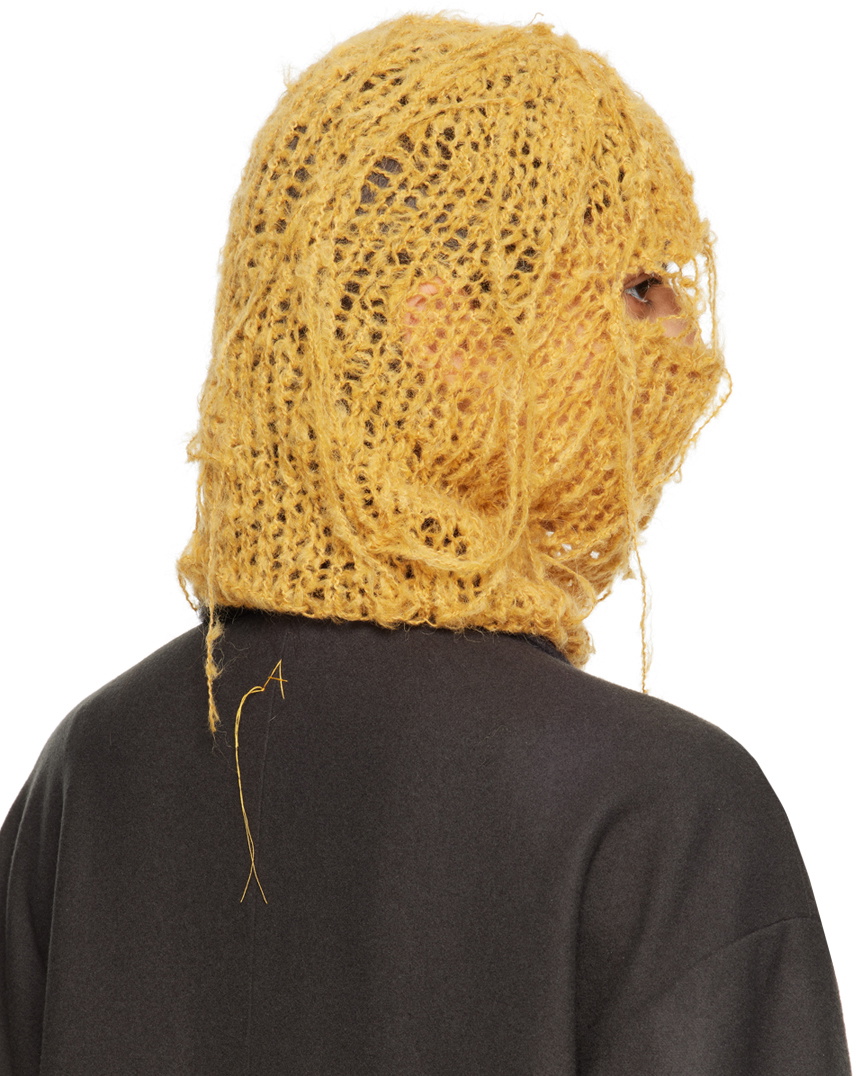 AIREI Yellow Loose Thread Balaclava