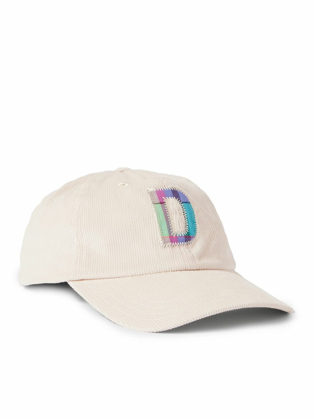 Photo: Drake's - Logo-Appliquéd Cotton-Corduroy Baseball Cap