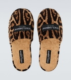 Dolce&Gabbana Leopard-print slippers