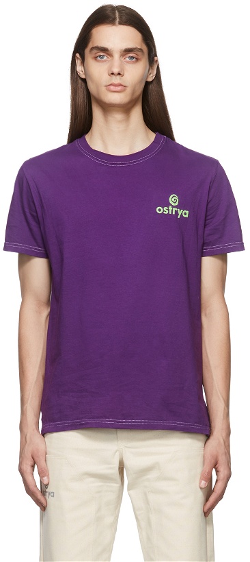 Photo: Ostrya Purple Core Logo T-Shirt