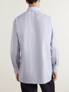 Charvet - Striped Cotton-Twill Shirt - Blue