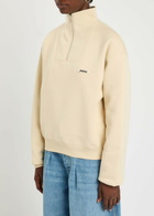 Jacquemus Le Camionneur Gros Grain Cotton Sweatshirt Beige