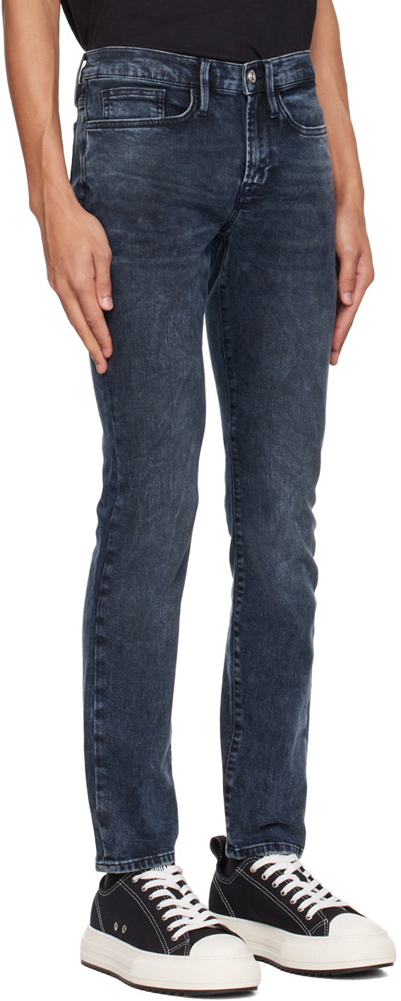 FRAME Gray 'L'Homme Skinny Degradable' Jeans Frame Denim