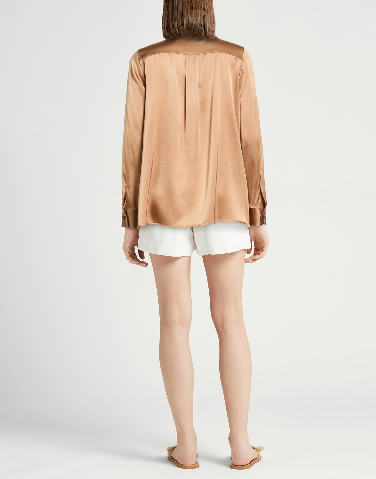 Roberto Collina Womens Shirt in Camel