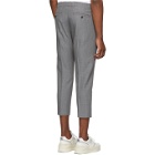 AMI Alexandre Mattiussi Grey Cropped Fit Trousers