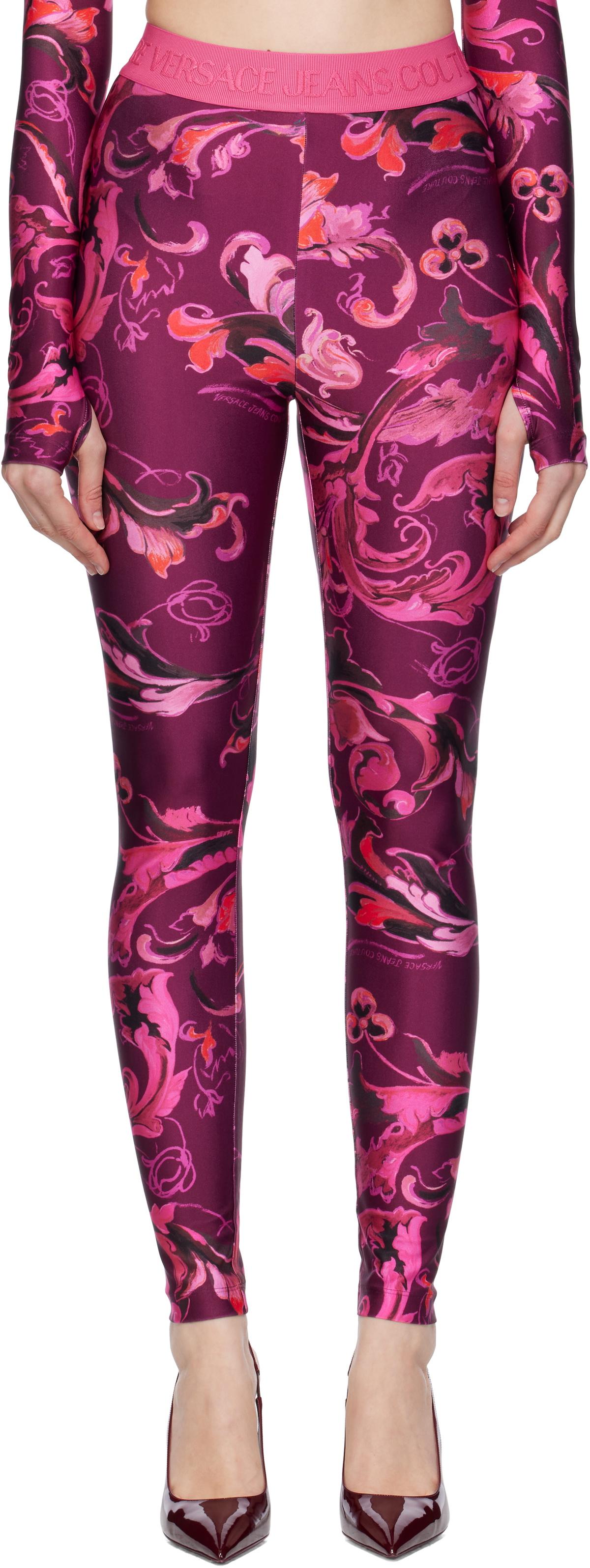 スパッツ・レギンス Versace 'La Coupe Des Dieux' Leggings Versace 'La Coupe Des Dieux' Leggings