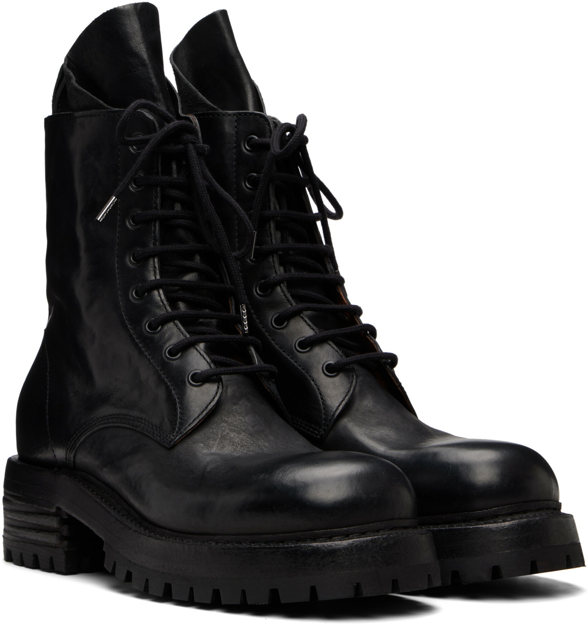 A DICIANNOVEVENTITRE Black Zac Low Ankle Boots