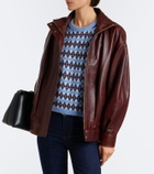 Frame Jacquard wool and cashmere sweater