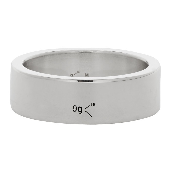 Photo: Le Gramme Silver Polished Le 9 Grammes Ribbon Ring