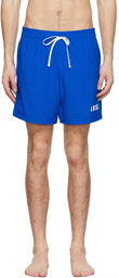 AMIRI Blue Core Logo Swim Shorts