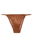Love Stories Clio Lace Briefs Brown