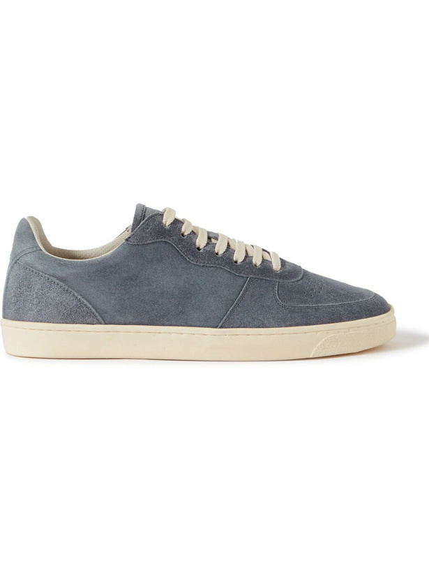 Photo: Brunello Cucinelli - Suede Sneakers - Blue