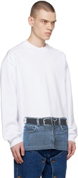 Y/Project White Jean Paul Gaultier Edition Sweatshirt