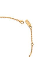Chloe Floral Gold-tone Brass Necklace - One Size