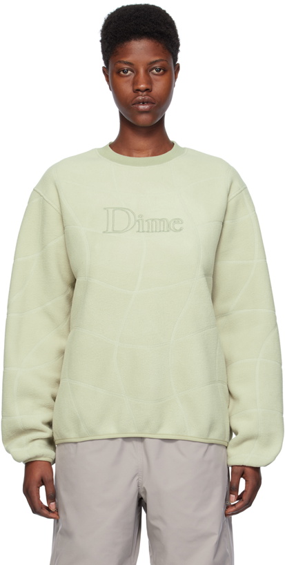 Photo: Dime Green Classic Wave Sweatshirt