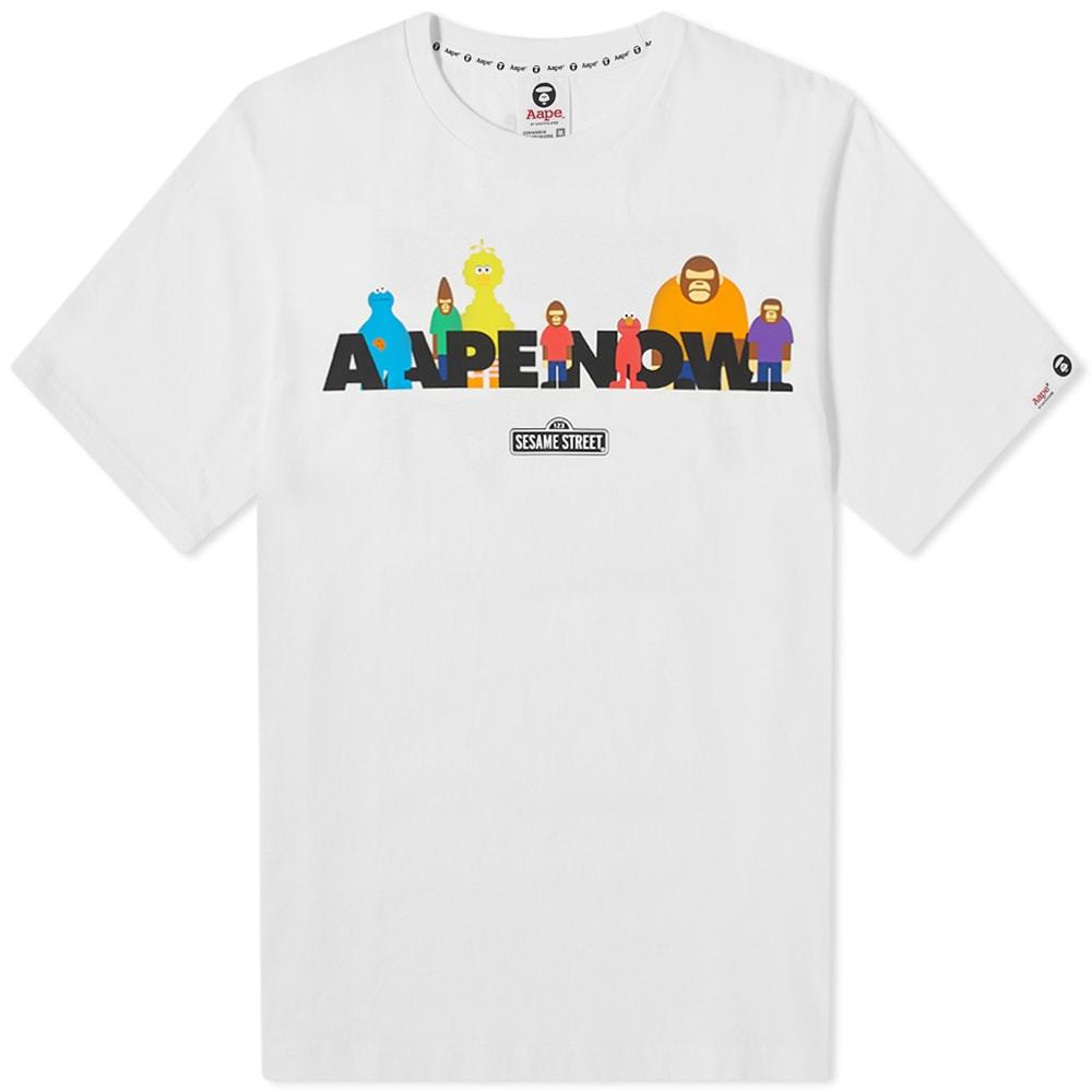 AAPE x Sesame Street AAPE Head Sesame Street Tee AAPE by A Bathing Ape