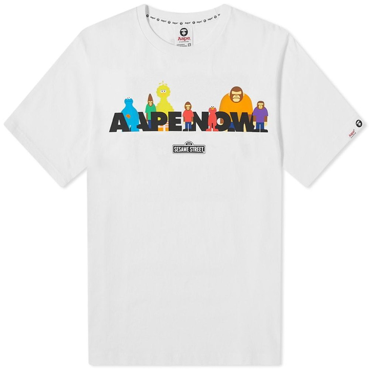 Photo: AAPE x Sesame Street AAPE Head Sesame Street Tee