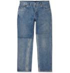 Martine Rose - Slim-Fit Panelled Denim Jeans - Blue