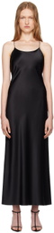 Nensi Dojaka Black Calvin Klein Edition Open Back Silk Maxi Dress