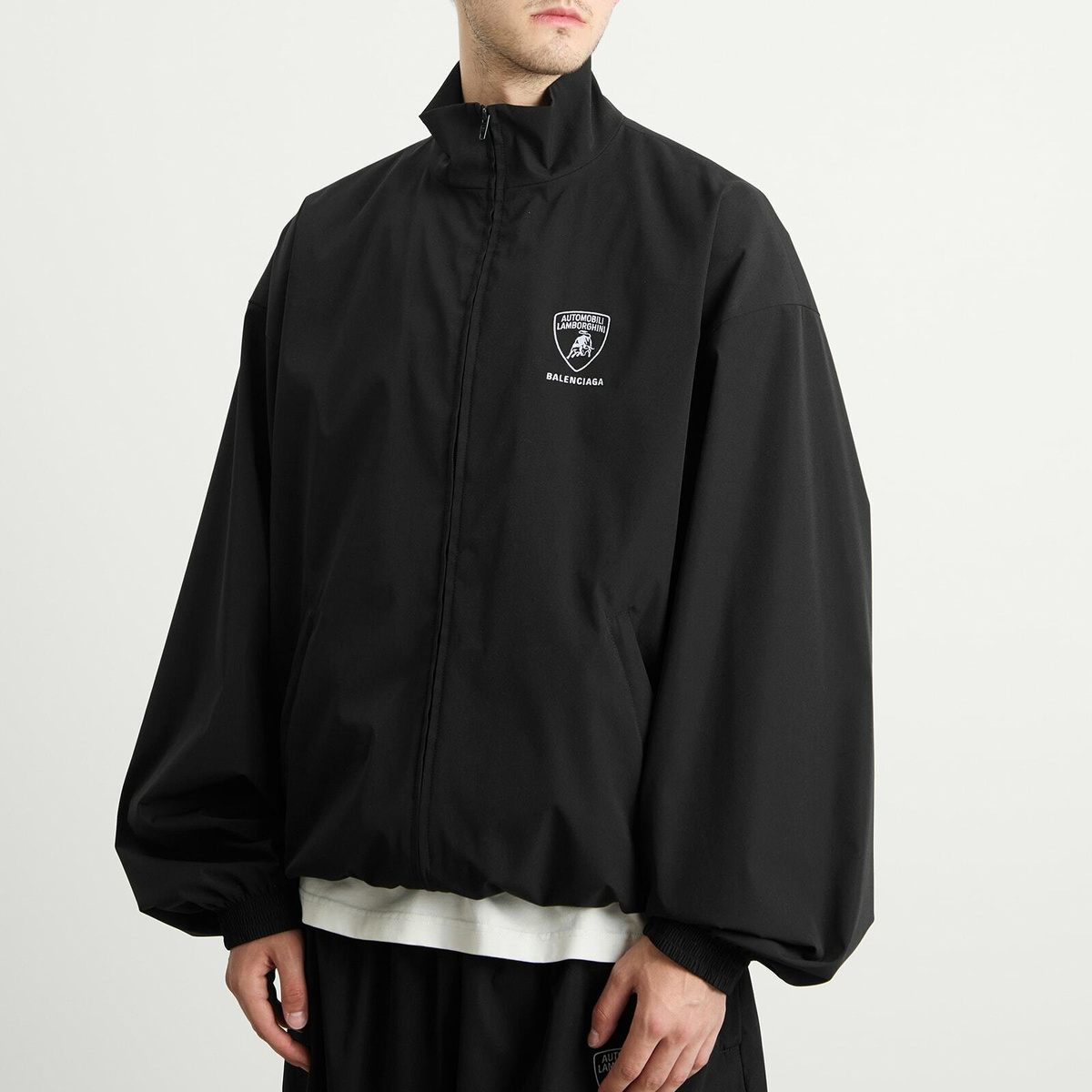 Balenciaga Men's Automobili Lamborghini Tracksuit Jacket in Black