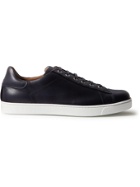GIANVITO ROSSI - Leather Sneakers - Blue