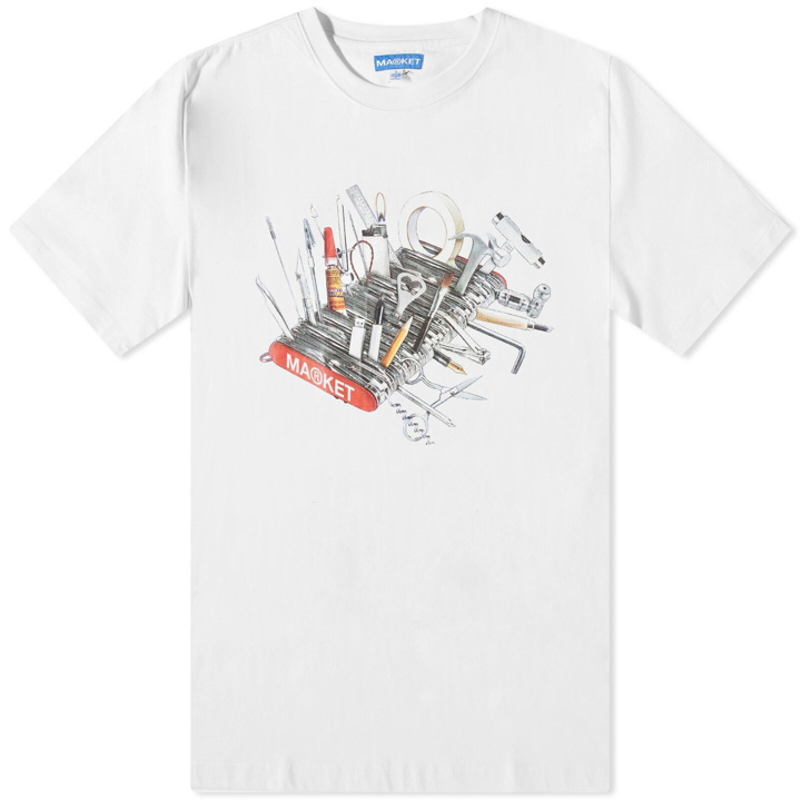 Photo: MARKET Men's Tools Of The Trade T-Shirt in White
