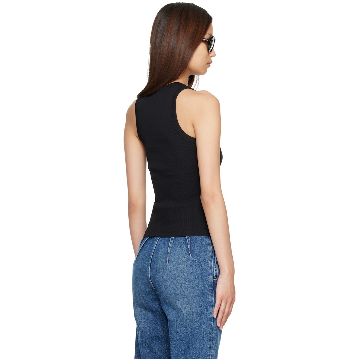 Givenchy Black Slim Fit 'Givenchy Paris' Tank Top