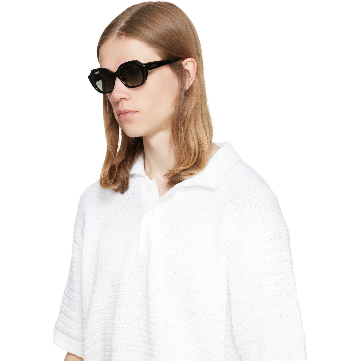 LOEWE Black Slim Sunglasses