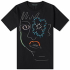 Andersson Bell Men's Flower Man T-Shirt in Black