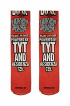 TYT printed socks tyt x res Red