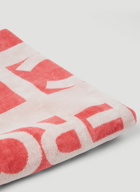 Moncler - Logo Print Beach Towel in Red