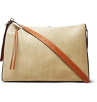 Loewe - Berlingo Suede and Leather Messenger Bag - Brown