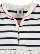 PETIT BATEAU Striped Cotton Jersey Dress