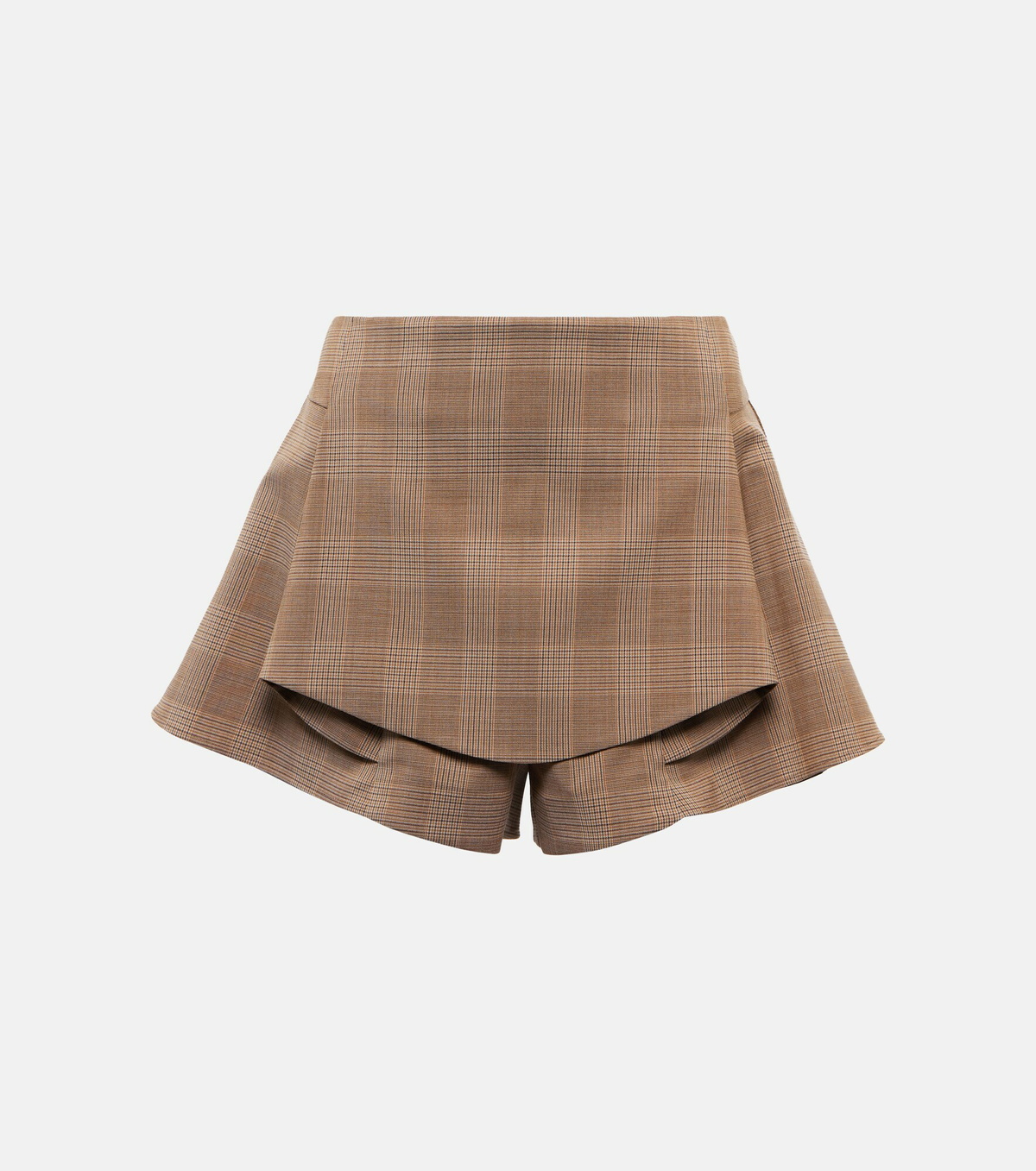 Givenchy Women Navy Blue Wool Shorts