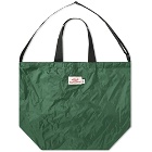 Battenwear Men's Packable Tote Bag in Forest Green/Black