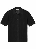Mr P. - Crochet-Knit Cotton Shirt - Black