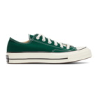 Converse Green Seasonal Color Chuck 70 OX Low Sneakers