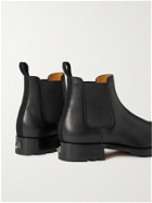 VALENTINO - Valentino Garavani Roman Stud Leather Chelsea Boots - Black