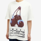 Jil Sander Women's Cherry T-Shirt in Beige